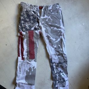 Patriotic designer  jeans